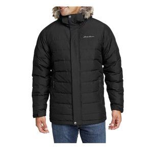 NEW $228 Eddie Bauer Boundary Pass Down Parka!  XXL  Black  650 Fill Puffer  DWR